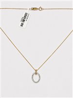 Collana Vidali Gioielli Donna in Oro giallo Zircone COOR-28-34 - COOR-28-34